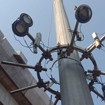 high mast pole supplier in Chennai